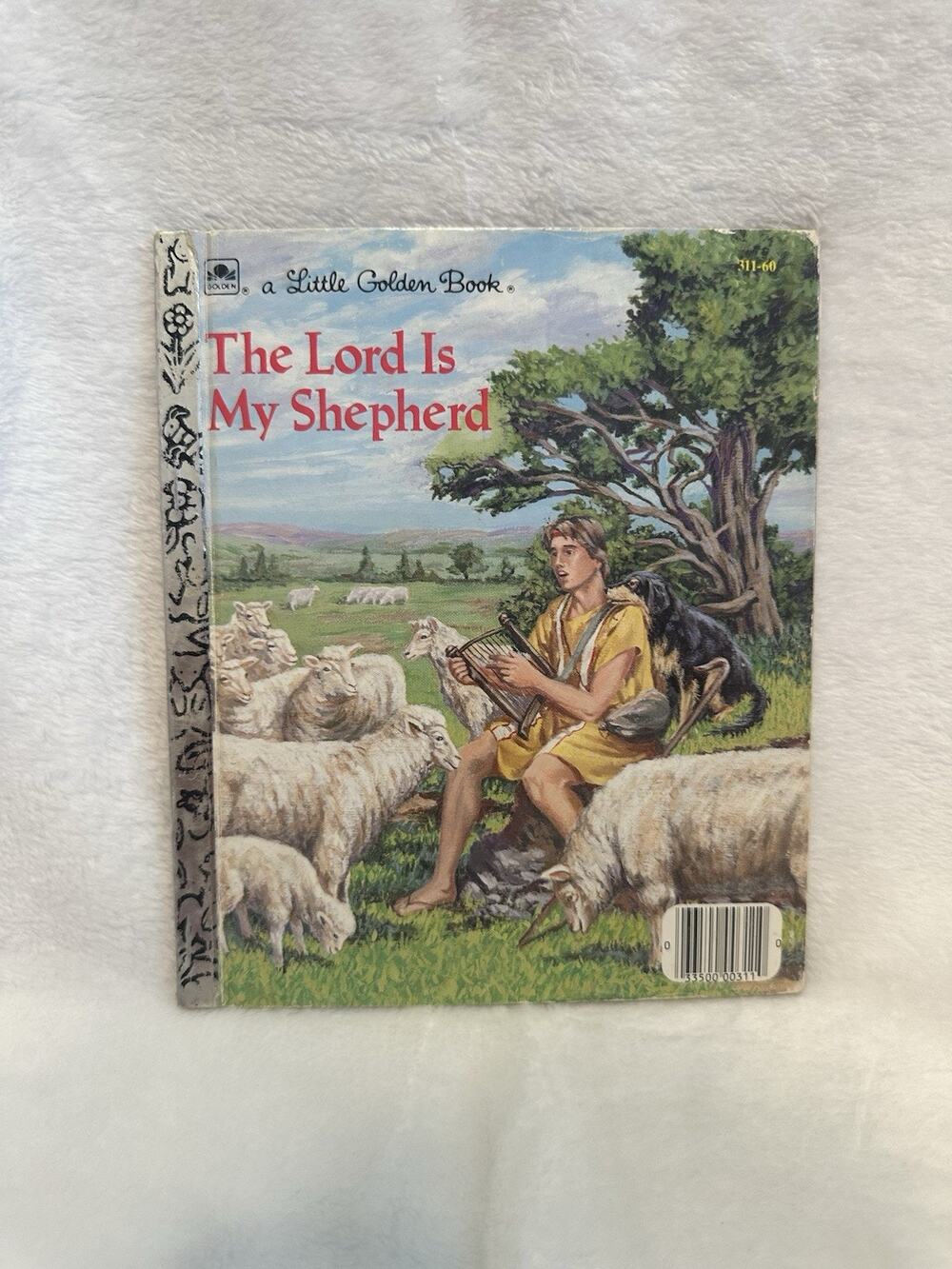Vintage 1986 Little Golden Book The Lord Is My Shepherd